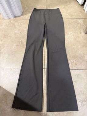 HALARA Black Flared Ponte-Lined Pants